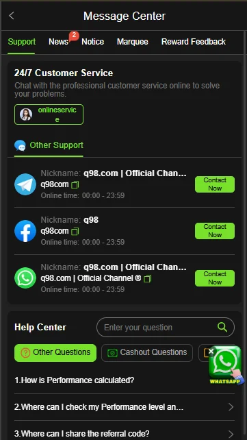 Q98 Game
